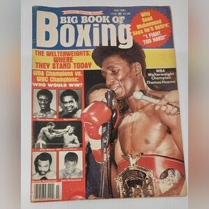 Big Book Of Boxing Sport Magazine July 1981 Thomas Hearns Ray Leonard